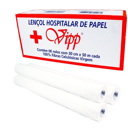 Lençol Hospitalar de Papel em Rolo
